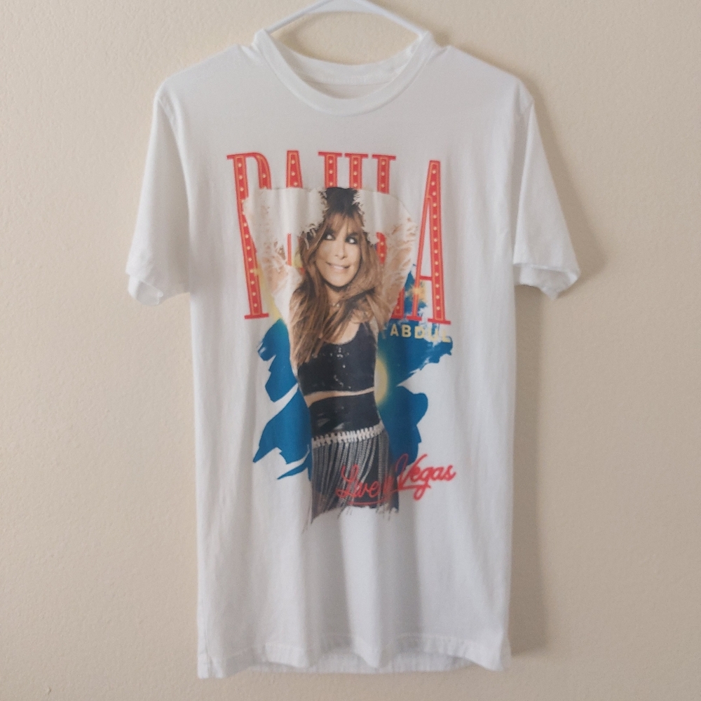 Rare Paula Abdul Concert T Shirt from her Vegas residency - Size S - Authentic